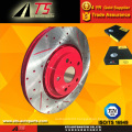 Red coating anti-rust brake rotor rust proof